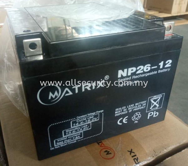 12V26AH LEAD ACID UPS BATTERY    Manufacturer, Supplier, Supply, Supplies | AST Automation Pte Ltd