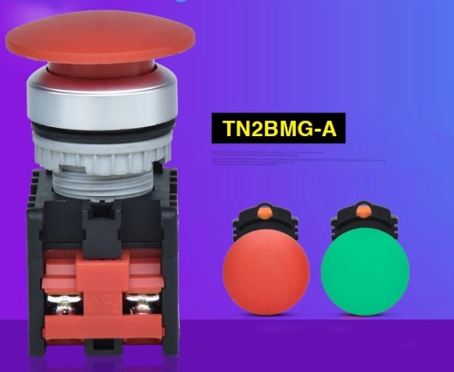 MUSHROOM PUSH BUTTON - TEND TN2BM Malaysia Thailand Singapore Indonesia Philippines Vietnam Europe USA