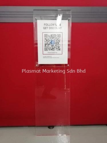 STANDEE ACRYLIC BROCHURES HOLDER