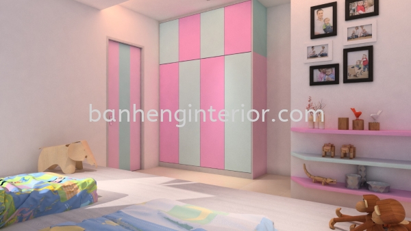 Children Bedroom Design  Children Bedroom Design  Bedroom Design Johor Bahru (JB), Johor, Skudai Service, Renovation, Construction | Ban Heng Interior Design Sdn Bhd