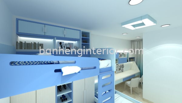 Children Bedroom Design  Children Bedroom Design  Bedroom Design Johor Bahru (JB), Johor, Skudai Service, Renovation, Construction | Ban Heng Interior Design Sdn Bhd