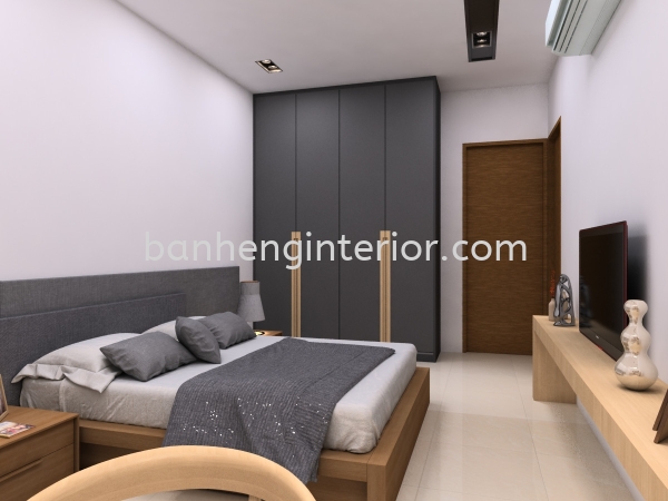 Standard Bedroom Design  Standard Bedroom Design  Bedroom Design Johor Bahru (JB), Johor, Skudai Service, Renovation, Construction | Ban Heng Interior Design Sdn Bhd