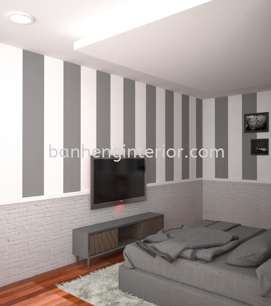 Standard Bedroom Design  Standard Bedroom Design  Bedroom Design Johor Bahru (JB), Johor, Skudai Service, Renovation, Construction | Ban Heng Interior Design Sdn Bhd