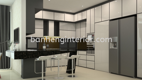 Kitchen Cabinet Design  Kitchen Cabinet Design  Johor Bahru (JB), Johor, Skudai Service, Renovation, Construction | Ban Heng Interior Design Sdn Bhd