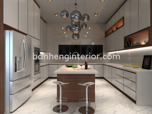 Kitchen Cabinet Design  Kitchen Cabinet Design  Johor Bahru (JB), Johor, Skudai Service, Renovation, Construction | Ban Heng Interior Design Sdn Bhd