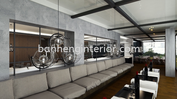 LIVING ROOM Living Room Design Johor Bahru (JB), Johor, Skudai Service, Renovation, Construction | Ban Heng Interior Design Sdn Bhd