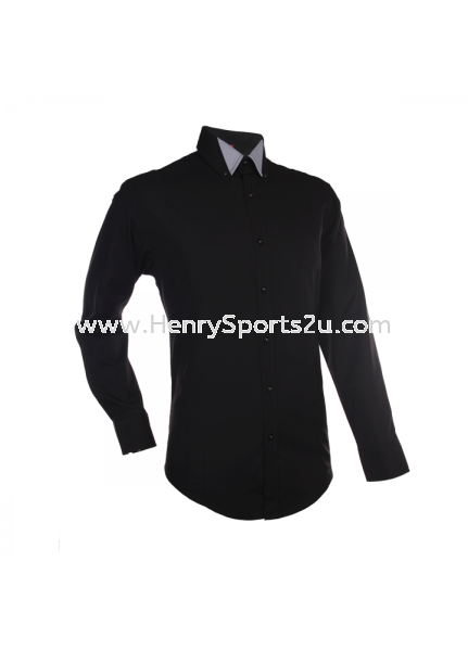 SH0102 Black Oren Sport Shirt Long Sleeve Uniform Long Sleeve SH01 Oren Sport  Corporate Uniform T-Shirt, Uniform, Cap & Apron Kuala Lumpur (KL), Malaysia, Selangor, Segambut Services, Supplier, Supply, Supplies | Henry Sports