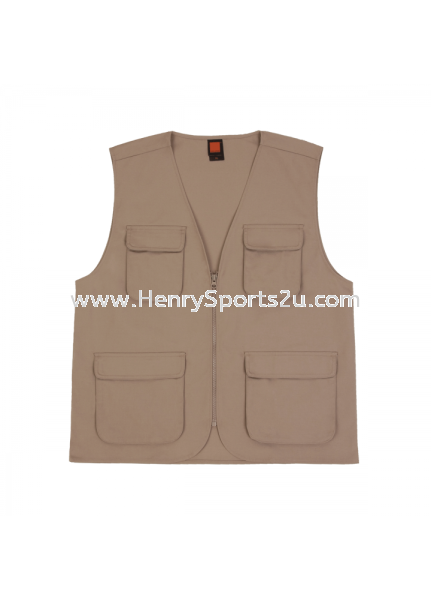 VT0311 Khaki Oren Sport Vest Vest VT03 Oren Sport  Vest & Apron T-Shirt, Uniform, Cap & Apron Kuala Lumpur (KL), Malaysia, Selangor, Segambut Services, Supplier, Supply, Supplies | Henry Sports