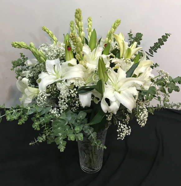 Lily Vase (VA-045) Vase Flower Arrangement Kuala Lumpur (KL), Selangor, Malaysia Supplier, Suppliers, Supply, Supplies | Shirley Florist