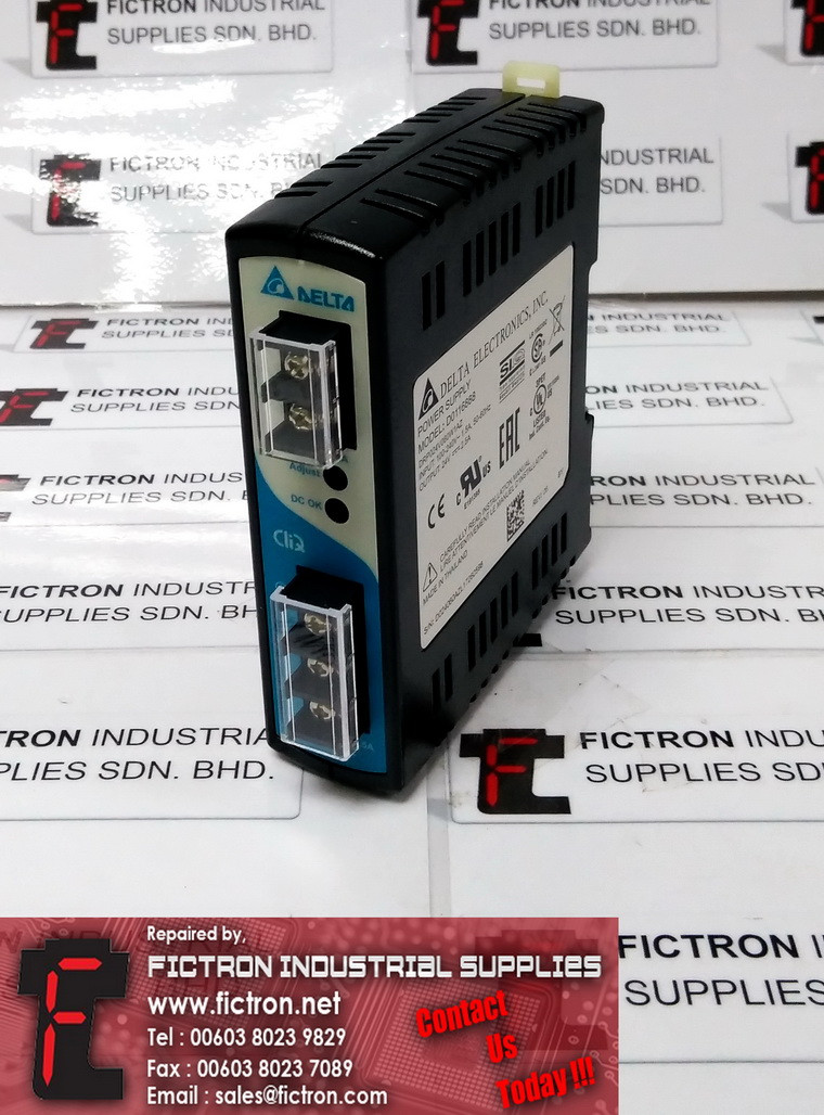 DRP024V060W1AZ DELTA ELECTRONICS DIN Rail Power Supply Repair Malaysia Singapore Indonesia USA Portugal