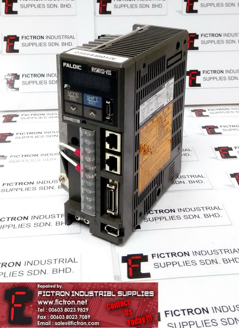RYS401S3-VSS RYS401S3VSS FUJI ELECTRIC Servo Driver Repair Malaysia Singapore Indonesia USA Thailand