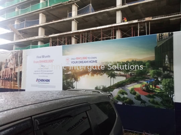 Construction Hoarding Sign  Hoarding Signage Kuala Lumpur (KL), Malaysia, Selangor, Mont Kiara Manufacturer, Supplier, Supply, Supplies | Intergate Solutions Sdn Bhd