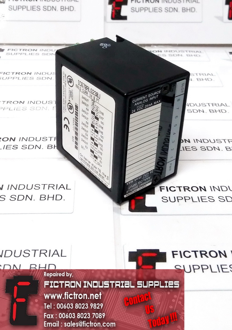 IC670ALG230J GE FANUC PLC Unit Supply Repair Malaysia Singapore Indonesia USA Thailand France Australia
