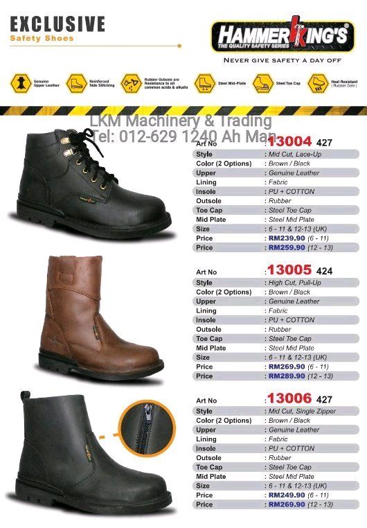 Hammer King Exclusive Safety Shoe 
