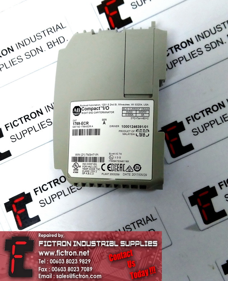 1769-ECR 1769ECR ALLEN BRADLEY Compact PLC Repair Malaysia Singapore Indonesia USA Thailand Australia