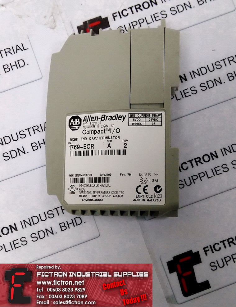 1769-ECR 1769ECR ALLEN BRADLEY Compact PLC Repair Malaysia Singapore Indonesia USA Thailand Australia