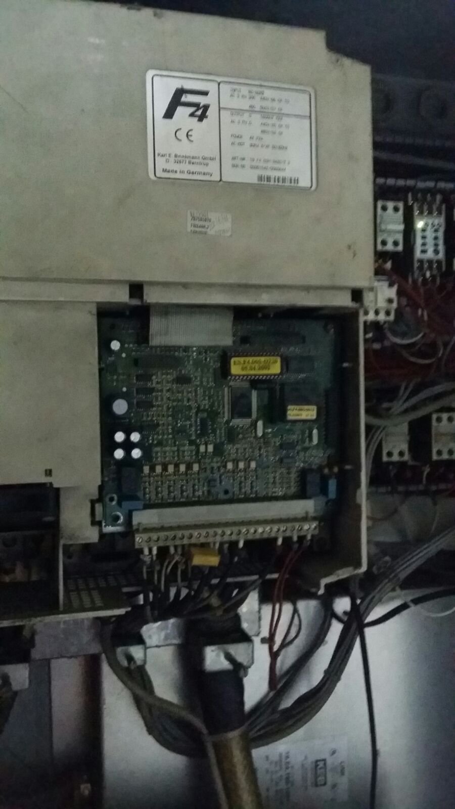Trouble shooting KEB F4 inverter, repair, programming, supply and testing.