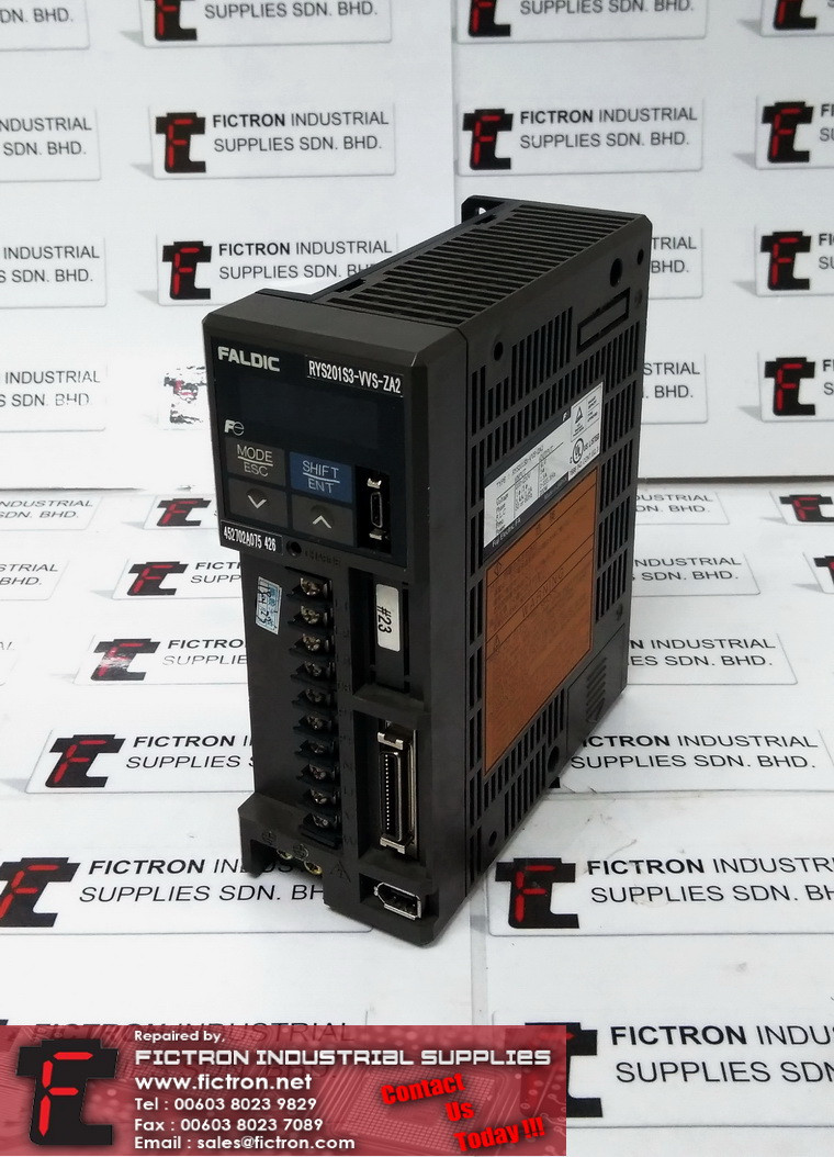 RYS201S3-VVS-ZA2 RYS201S3VVSZA2 FUJI ELECTRIC Servo Drive Repair Malaysia Singapore Indonesia USA Thailand