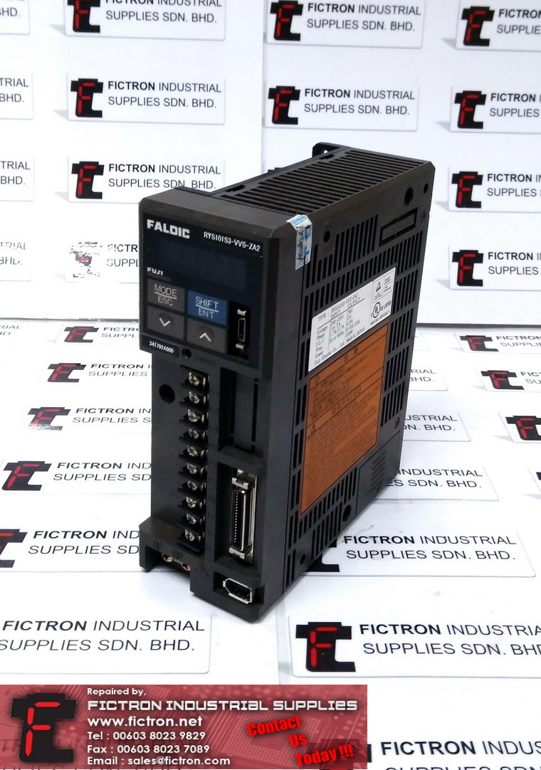 RYS101S3-VVS-ZA2 RYS101S3VVSZA2 FUJI ELECTRIC Servo Drive Repair Malaysia Singapore Indonesia USA Thailand