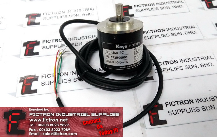 TRD-J60-RZ TRDJ60RZ KOYO Rotary Encoder Repair Malaysia Singapore Indonesia USA Thailand Australia