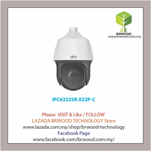 Uniview IPC6322SR-X22P-C: 22X IR Network PTZ Dome Camera