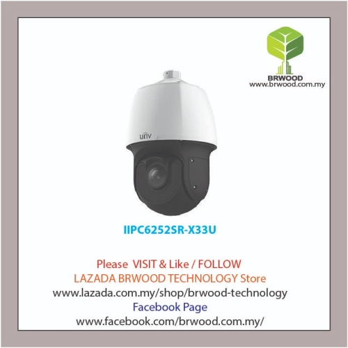 Uniview IPC6252SR-X33U: 2MP 33X Starlight IR Dome Camera