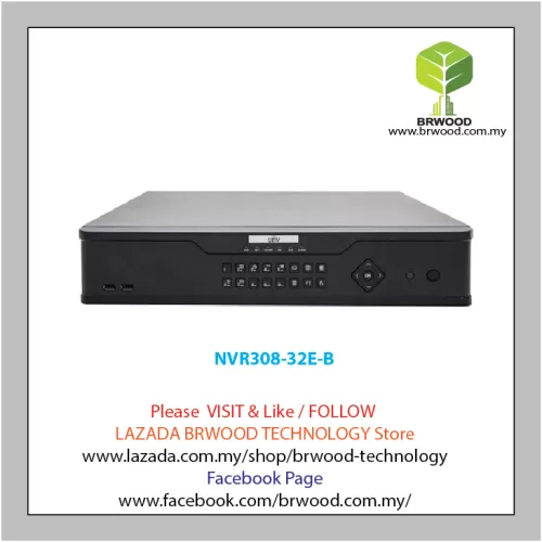 Uniview NVR308-32E-B: 32 Channel 8-HDDs 4K NVR 