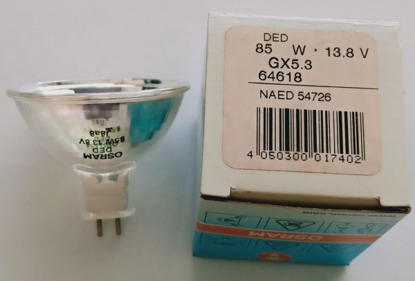 Osram 64618 DED 13.8V 85W GX5.3 Projection Lamp Projection and Fibre Optic Lamps Selangor, Malaysia, Kuala Lumpur (KL), Subang Jaya Supplier, Suppliers, Supply, Supplies | Lindner Sdn Bhd