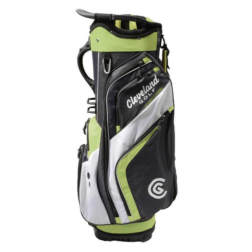 CLEVELAND FRIDAY CART BAG CHARCOAL/LIME/WHITE