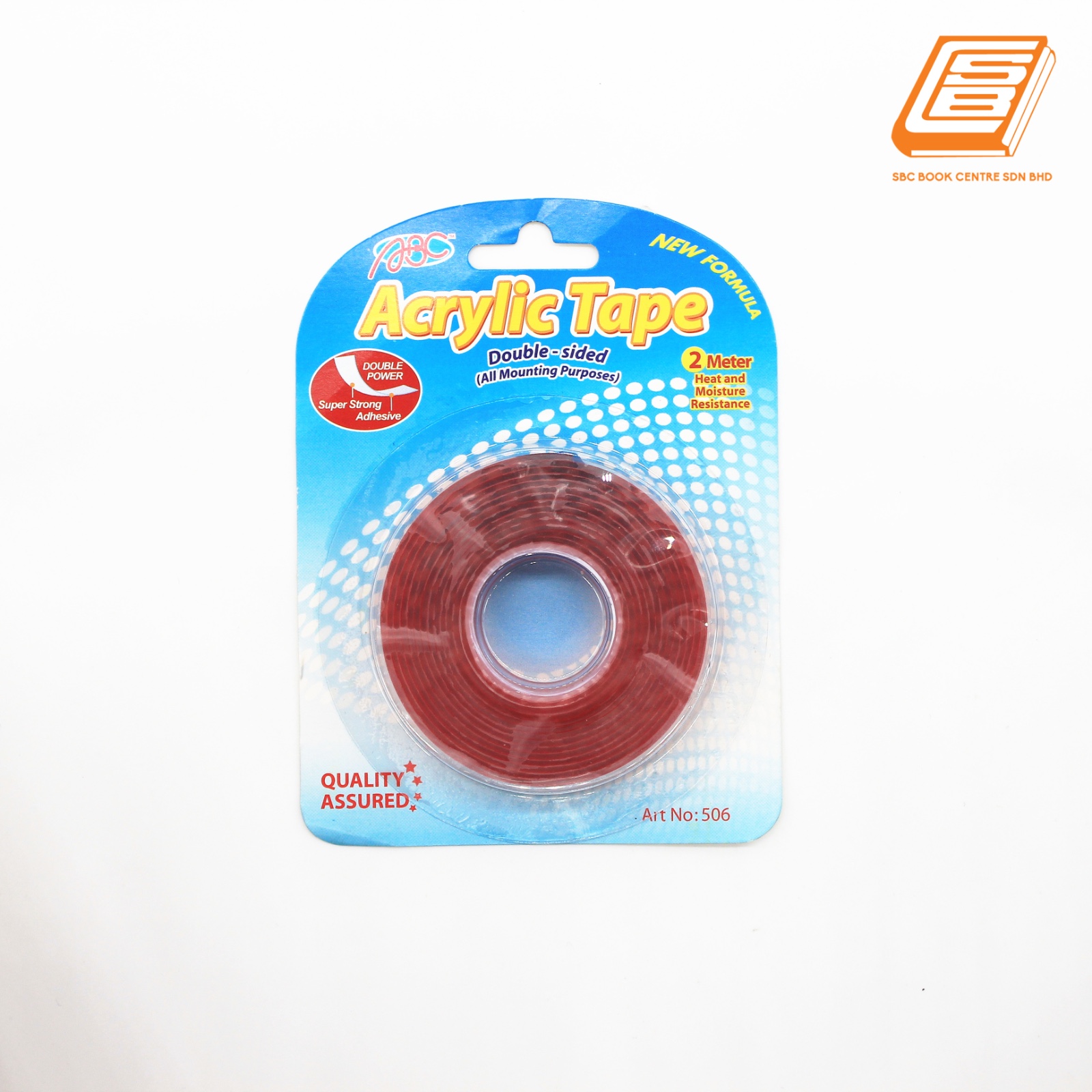 ABC - Acrylic Double Side Tape 12mm x 2mtr - (506)