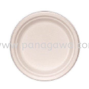 B-P011 Bagasse Plate Biodegradable Johor Bahru (JB), Malaysia Manufacturer, Supplier, Provider, Distributor  | Panagawa Sdn. Bhd.