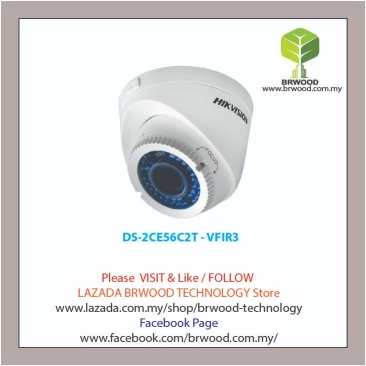 HIKVISION DS-2CE56C2T - VFIR3: HD720P Vari-focal IR Turret Camera