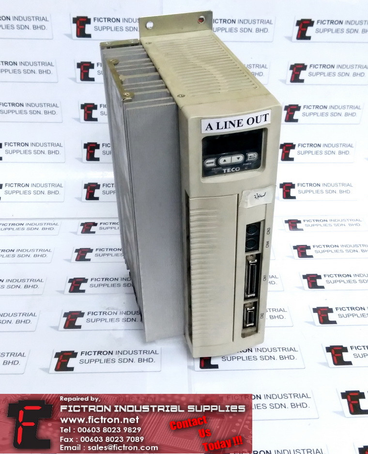 JSDAP-75A3 JSDAP75A3 TECO Servo Driver Repair Malaysia Singapore Indonesia USA Thailand Australia