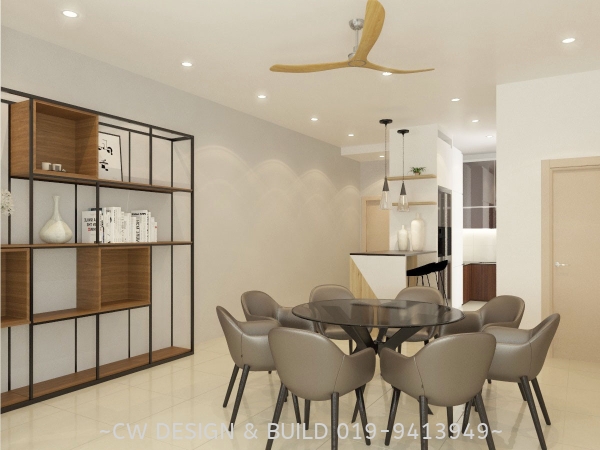 Condo Design @ Sutera Pines, Kajang, Selangor, Malaysia Condo / Apartment Interior Design & Build Residential Design & Build Selangor, Malaysia, Seri Kembangan, Kuala Lumpur (KL) Services, Design, Renovation, Company | CW Design & Build Sdn Bhd