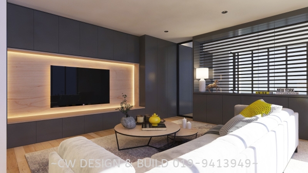 Condo Design @ 3 Elements, Seri Kembangan, Malaysia Soho Interior Design & Build Residential Design & Build Selangor, Malaysia, Seri Kembangan, Kuala Lumpur (KL) Services, Design, Renovation, Company | CW Design & Build Sdn Bhd