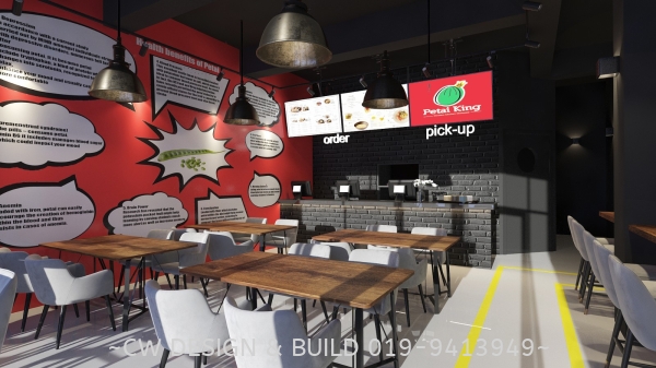 Petai King Restaurant @ Bandar Mahkota Cheras, Cheras, Malaysia Restaurant Design & Build Commercial Design & Build Selangor, Malaysia, Seri Kembangan, Kuala Lumpur (KL) Services, Design, Renovation, Company | CW Design & Build Sdn Bhd