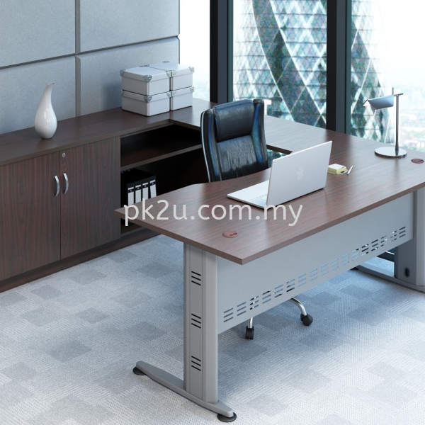 MT-QMB-11-Set Q-Series Metal Leg Office Table Office Table Johor Bahru (JB), Malaysia Supplier, Manufacturer, Supply, Supplies | PK Furniture System Sdn Bhd