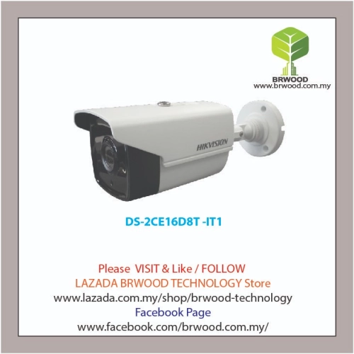 HIKVISION DS-2CE16D8T -IT1: 2 MP Ultra Low-Light PoC EXIR Bullet Camera