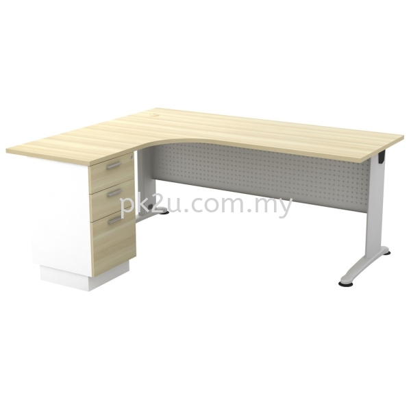 MT-BL-1815-3D B-Series Metal Leg Office Table Office Table Johor Bahru (JB), Malaysia Supplier, Manufacturer, Supply, Supplies | PK Furniture System Sdn Bhd