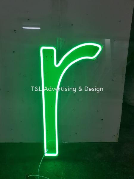 Alphabet LED Neon Light (Green) LED Neon Light Johor Bahru (JB), Malaysia, Skudai Supplier, Supply, Design, Install | T & L Advertising & Design