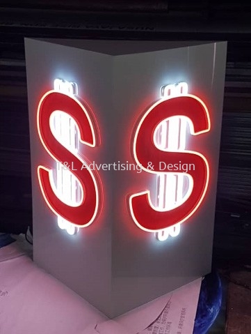 Money Changer Dollar Sign LED Neon Light (with Bling effect) Neon Light Johor Bahru (JB), Malaysia, Skudai Supplier, Supply, Design, Install | T & L Advertising & Design