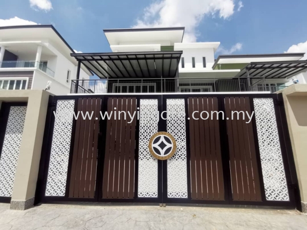 FULLY ALUMINIUM DESIGN FOLDING GATE Others Selangor, Malaysia, Balakong, Kuala Lumpur (KL) Service, Supplier, Supply, Installation | Win Yip Gate & Roof Sdn Bhd