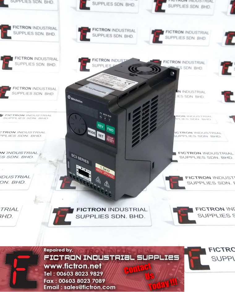 SC3-043-1.5K SC304315K SHIHLIN Inverter Drive Repair Malaysia Singapore Indonesia USA Thailand Australia