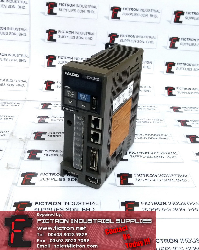 RYS201S3-VSS RYS201S3VSS FUJI Servo Drive Repair Malaysia Singapore Indonesia USA Thailand Australia
