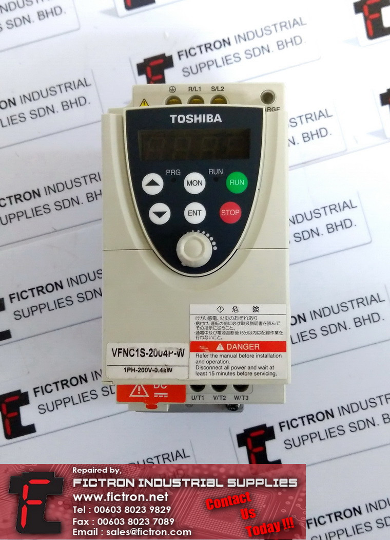 VFNC1S-2004P-W(6) VFNC1S2004PW3 TOSHIBA Transistor Inverter Repair Malaysia Singapore Indonesia USA Thailand