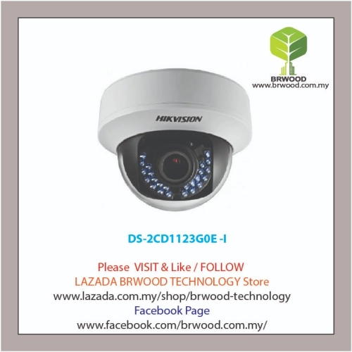 HIKVISION DS-2CD1123G0E -I: Network 2MP 1080P Fixed Lens IR Full HD Dome IP Camera