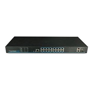 PVE 16-Port PoE Switch with 2 Uplink.IPS-216-P200