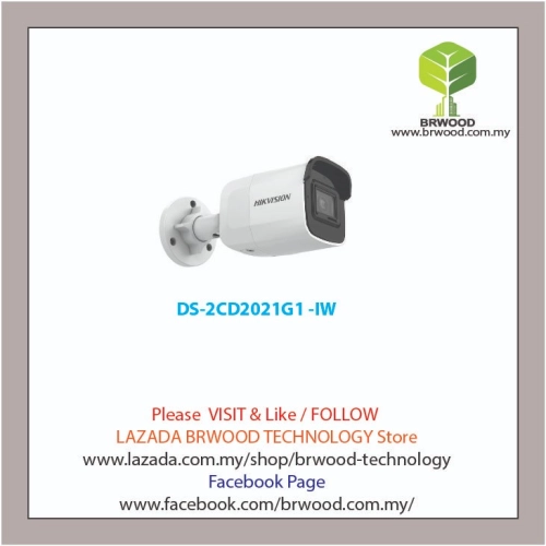 HIKVISION DS-2CD2021G1 -IW: 2MP Fixed WIFI IR Full HD Bullet IP Camera