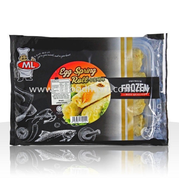 ML Egg Spring Roll ϱ (8pcs) frozenML Frozen Steamboat  Selangor, Malaysia, Kuala Lumpur (KL), Seri Kembangan Supplier, Wholesaler, Supply, Supplies | GS FOOD MART PLT