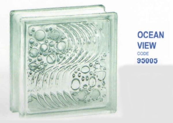 Ocean View 95005 19x19x9.5cm GLASS BLOCK Elegence Kuala Lumpur (KL), Malaysia, Selangor, Cheras, Petaling Jaya (PJ), Setapak Supplier, Suppliers, Supply, Supplies | Sing Mee Co. (M) Sdn. Bhd.